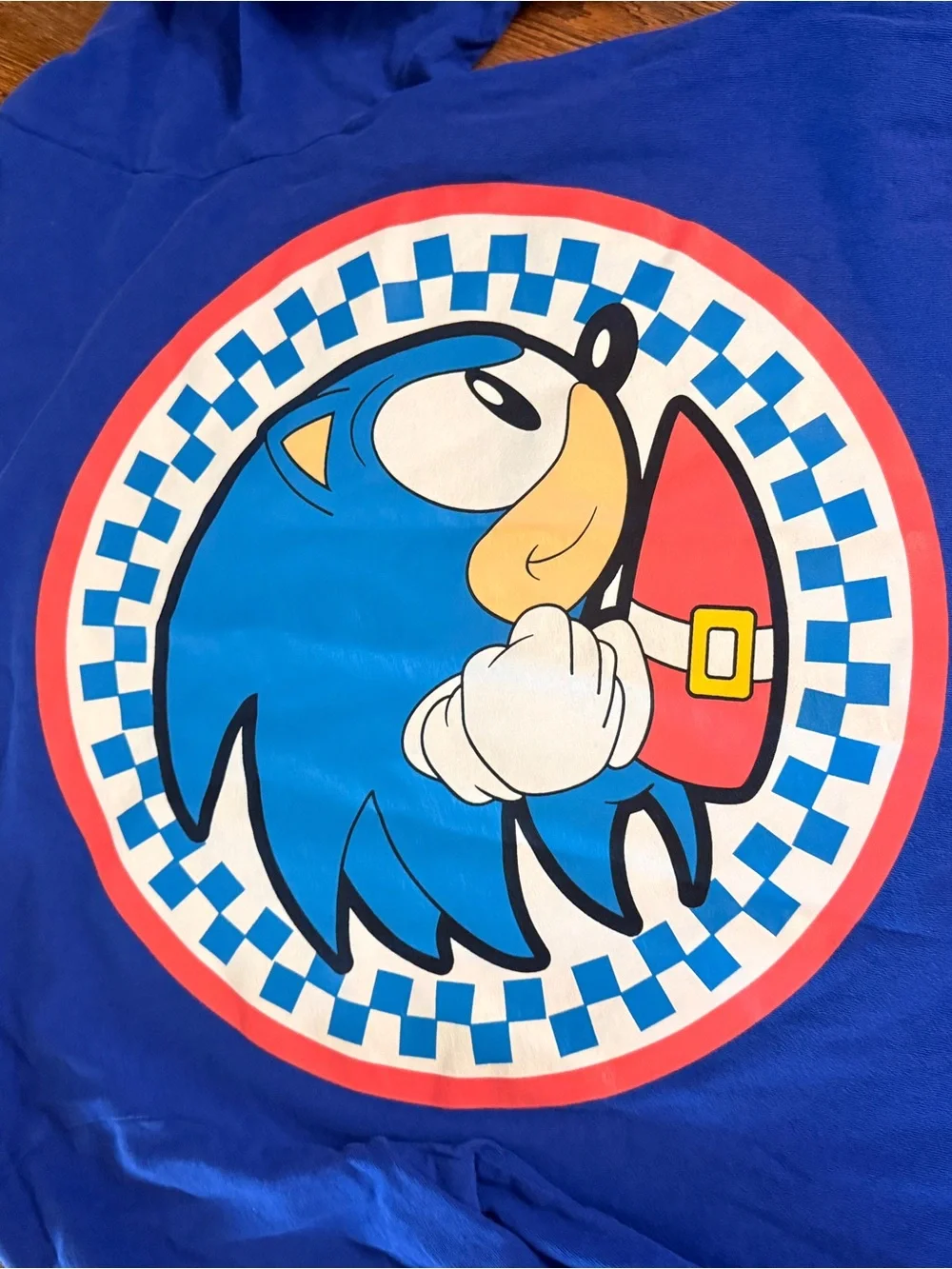 Boys Blue Sonic Graphic Long-Sleeve Tee